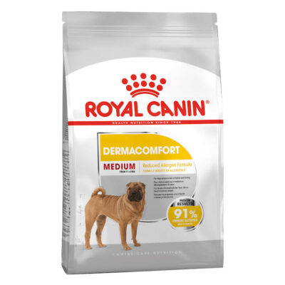 Royal Canin Dermacomfort Medium Adult Dry Dog Food  3 Kg