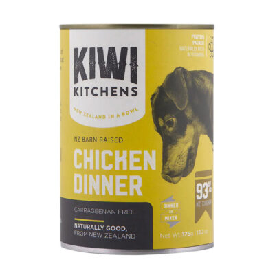 Kiwi Kitchens Canned Puppy Food Chicken & Mussel Dinner 375 Gms 9 Pack