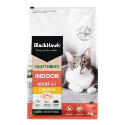 Black Hawk Healthy Benefits Dry Cat Food Adult Indoor Chicken
