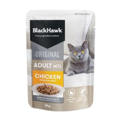 Black Hawk Wet Cat Food Adult Variety Pack In Gravy Pouches