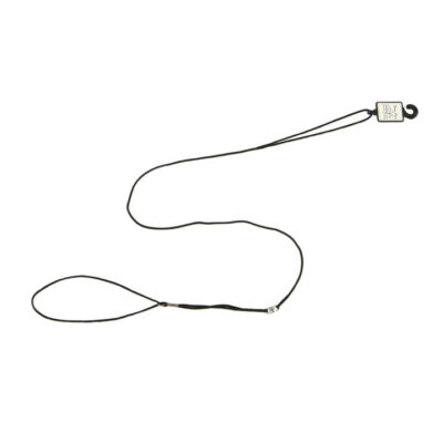 Beau Pets Nylon Cord Show Lead - Black 4 Mm X 125cm