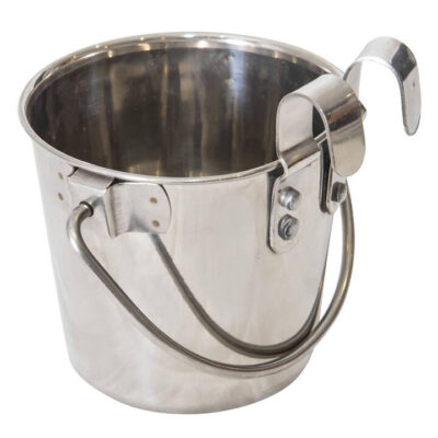 Superior Pet - Stainless Steel Flat Sided Bucket  946 Ml