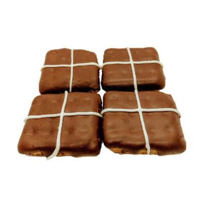 Huds And Toke - Easter Hot Cross Bun Cookie - Box Of 30 1 Pack