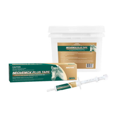 Neovemox Plus Tape Long Acting Horse Wormer And Boticide Gel 11.8 Gms 50 Tube