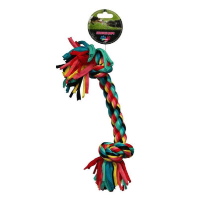 Paw Play Stretch Rope Bone 31 Cm