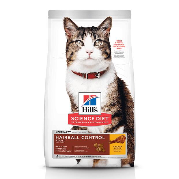 Hill's Science Diet Hairball Control Adult Chicken Recipe Dry Cat Food  4 Kg