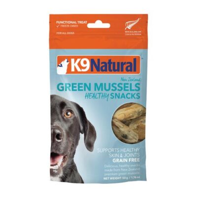 K9 Natural Green Mussels Healthy Snacks Grain Free Freeze Dried Dog Treats