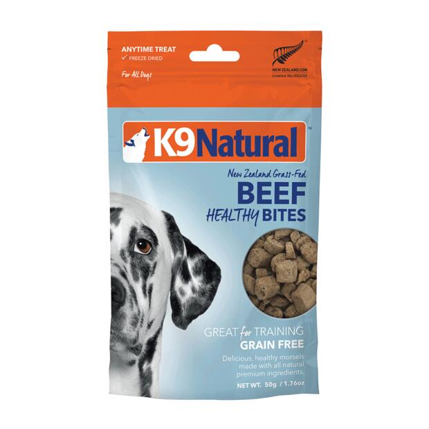 K9 Natural Beef Healthy Bites Grain Free Freeze Dried Dog Treats