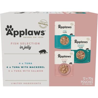 Applaws Wet Cat Food Adult Multipack Fish Selection In Jelly Pouch