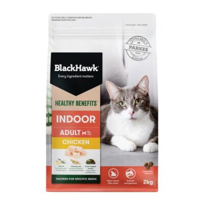 Black Hawk Healthy Benefits Hairball Adult 1+ Chicken Dry Cat Food  4 Kg