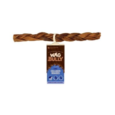 Wag Dog Treats Braided Collagen Stick Large