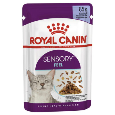 Royal Canin Sensory Feel In Gravy Adult Pouches Wet Cat Food 85 Gms 12 Pack