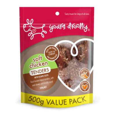 Yours Droolly Soft Chicken Tenders Dog Treats