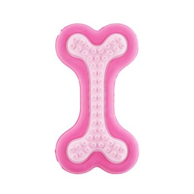 Yours Droolly Teethers Dental Bone Massager Dog Toy