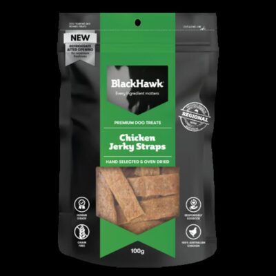 Black Hawk Chicken Straps Dog Treats