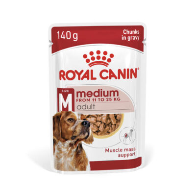 Royal Canin Medium Adult Wet Food Pouches 10x140g