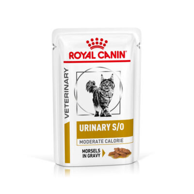 Royal Canin Veterinary Diet Urinary Moderate Calorie So Wet Cat Food Pouches