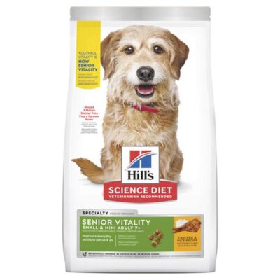 Hills Science Diet Senior Vitality 7 Plus Small And Mini Dry Dog Food