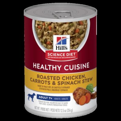 Hills Science Diet Adult 7 Plus Healthy Cuisine Chicken And Carrots Stew Wet Dog Food Canned