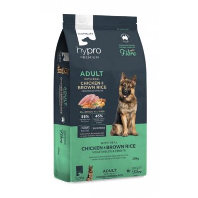 Hypro Premium Whole Grain Chicken And Brown Rice Adult Dry Dog Food