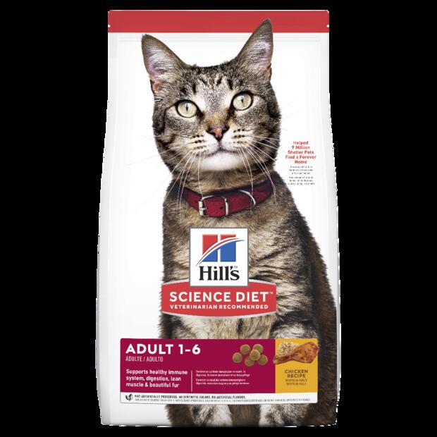 Hill's Science Diet Adult 1-6 Chicken Recipe Dry Cat Food  6 Kg