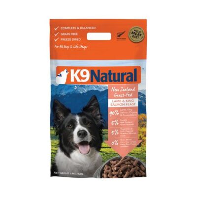 K9 Natural New Zealand Lamb & King Salmon Feast Dry Dog Food  500 Gm
