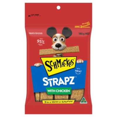 Schmackos Strapz With Chicken Real Meat Recipe Dog Treats  500 Gm