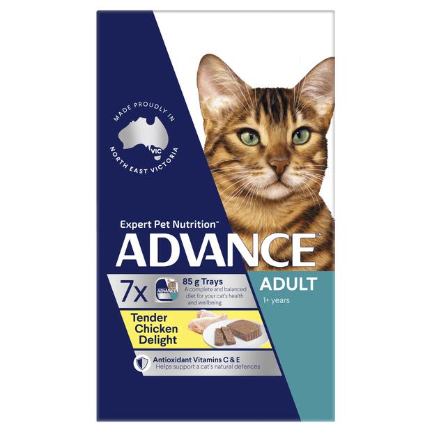 Advance Adult With Chicken In Jelly Wet Cat Food 85gm 12 Pack