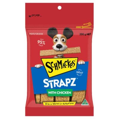 Schmackos Strapz With Chicken Real Meat Recipe Dog Treats  200 Gm