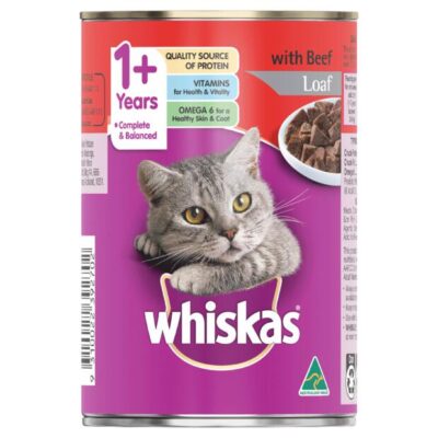 Whiskas 1 Plus Beef Loaf Wet Cat Food