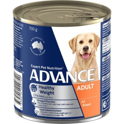 Advance Adult Weight Control Chicken And Rice Wet Dog Food Cans