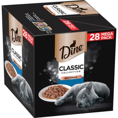 Dine Classic Collection Saucy Morsels Fish Selection Wet Cat Food Tray