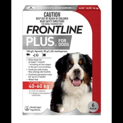 Frontline Plus Extra Large Dog Red