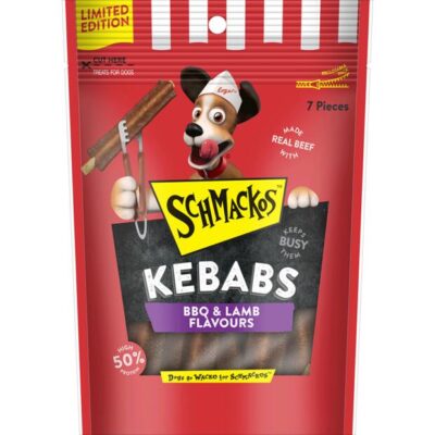 Schmackos Kebabs Bbq And Lamb Flavour Dog Treats