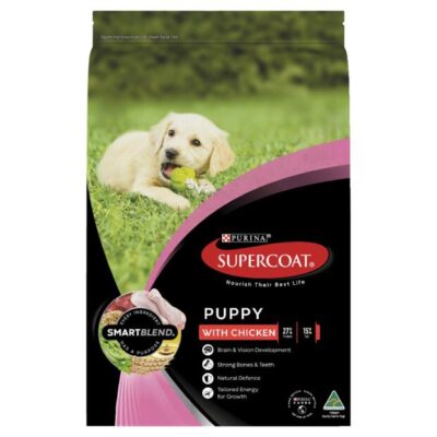 Supercoat Smartblend With Chicken Puppy Dry Dog Food  2.6 Kg