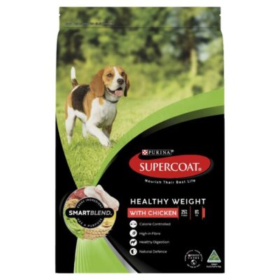 Supercoat Smartblend With Chicken Healthy Weight Adult Dry Dog Food  2.6 Kg