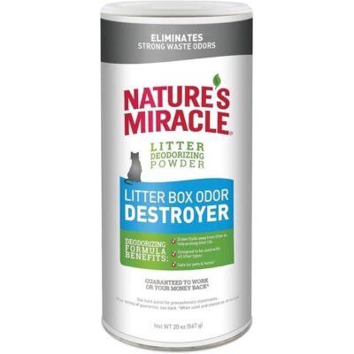 Natures Miracle Litter Box Cat Powder Odour Destroyer