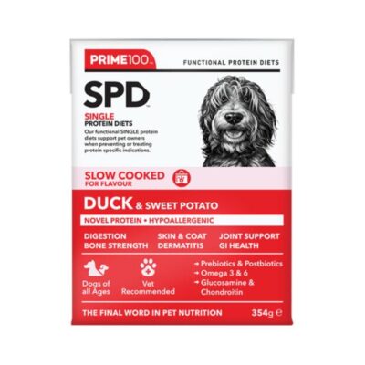 Prime100 Spd Duck And Sweet Potato Slow Cooked Wet Dog Food
