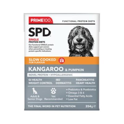 Prime100 Spd Kangaroo And Pumpkin Slow Cooked Wet Dog Food