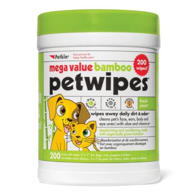 Petkin Bamboo Eco Pet Wipes