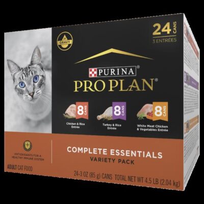 Pro Plan Complete Essentials Poultry Favourites In Gravy Variety Pack Wet Cat Food