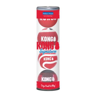 Kong Signature Medium Dog Balls 4 Pack