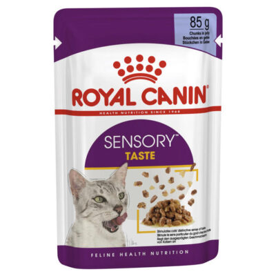 Royal Canin Sensory Taste In Gravy Adult Pouches Wet Cat Food 85 Gms 12 Pack