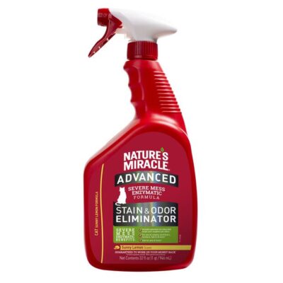 Natures Miracle Advanced Formula Cat Stain And Odour Eliminator Sunny Lemon