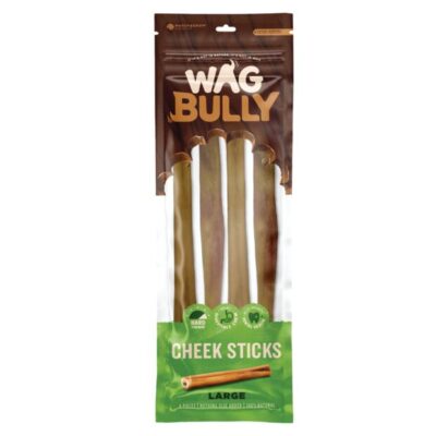 Wag Beef Cheek Stick Large Dog Treats