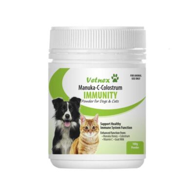 Vetnex Manuka C Colostrum Immunity Powder For Dogs And Cats