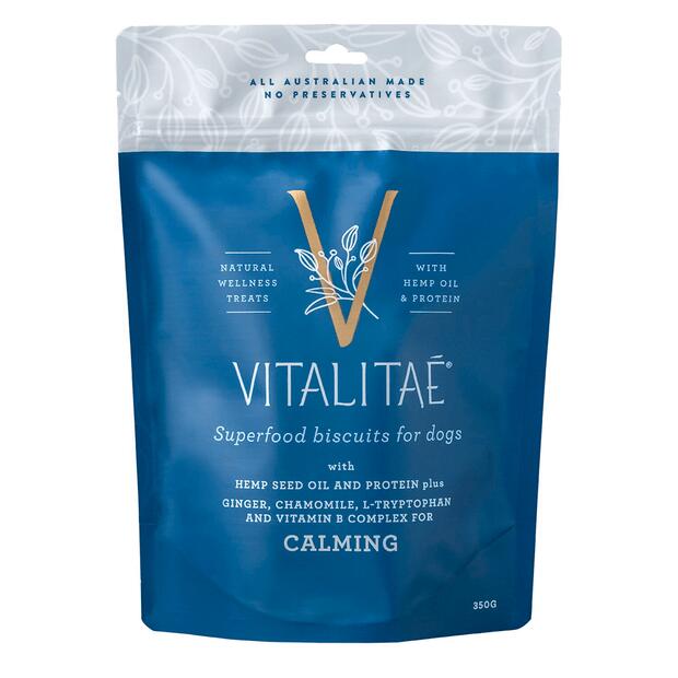 Vitalitae Calming Biscuits For Dogs  350 Gm