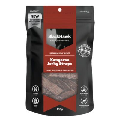 Black Hawk Kangaroo Straps Dog Treats