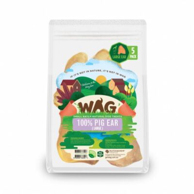 Wag Pig Ear Large Dog Treats