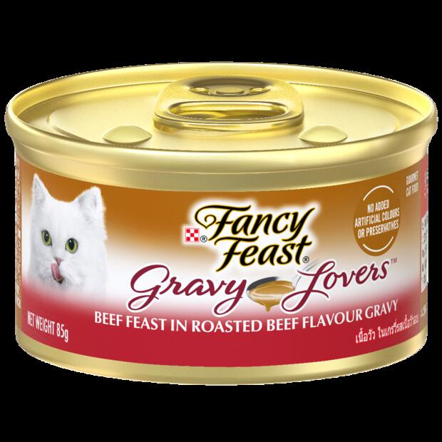Fancy Feast Adult Gravy Lovers Beef Feast In Roasted Beef Flavour Gravy Wet Cat Food